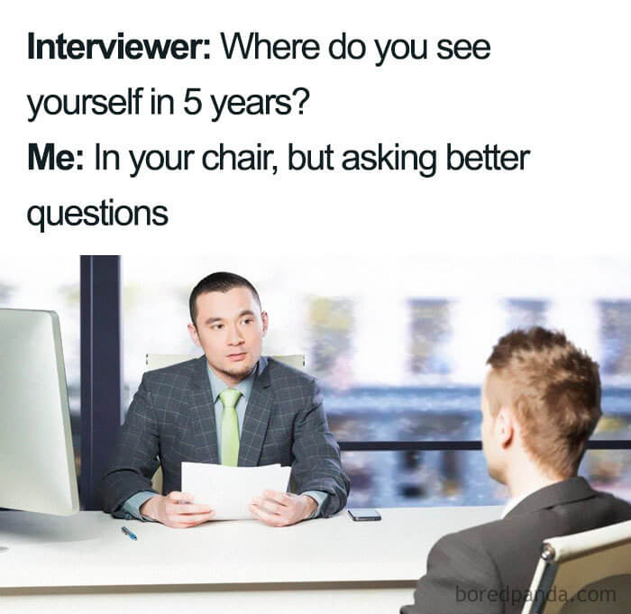 candidate interview where do you see yourself in 5 years bad outdated interviews